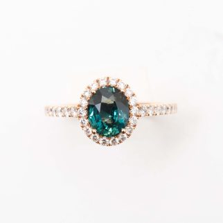 Bague Jaffna - Saphir Teal 1.53 carats