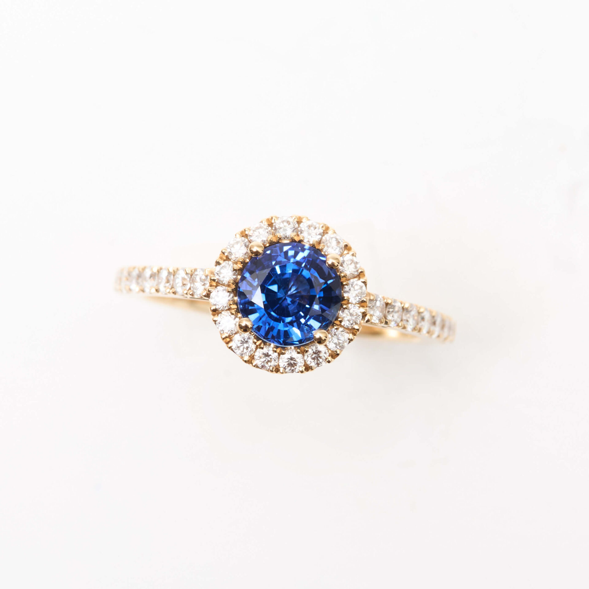 Bague Jaffna - Saphir Vivid blue 1.23 carats