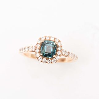 Bague Jaffna - Saphir Teal 1.28 carats
