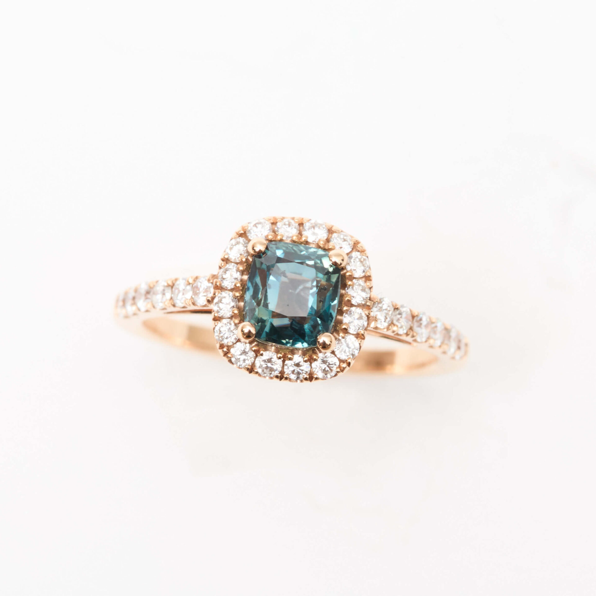 Bague Jaffna - Saphir Teal 1.28 carats