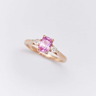 Bague Elahera - Saphir Rose 1.17 carats