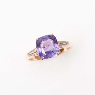Bague Elahera - Saphir Violet 2.92 carats