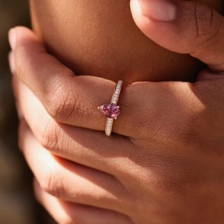 Bague Trinco - Grenat Malaya 1.28 carats