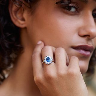 Bague Colombo - Saphir Peacock 2.27 carats
