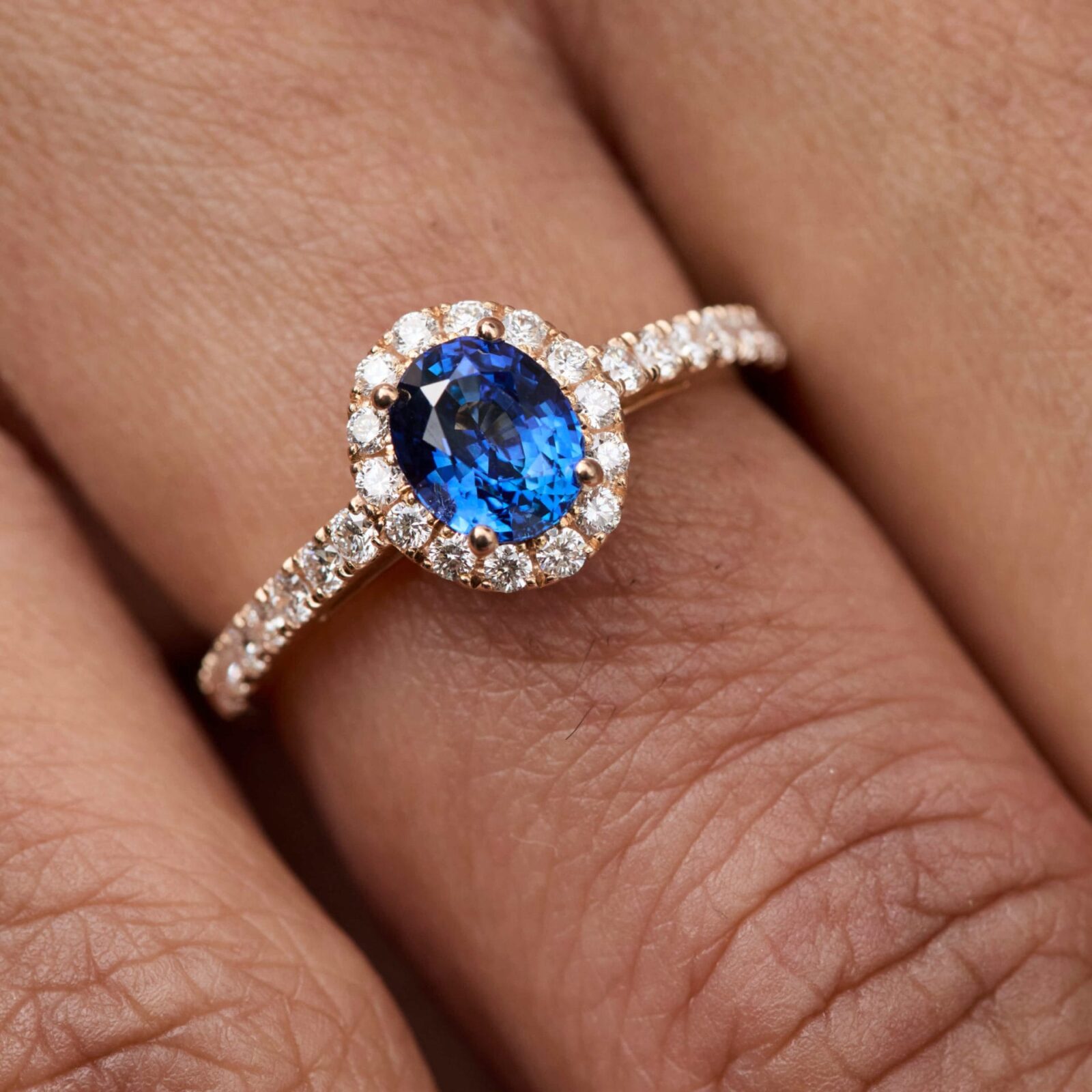 Bague Jaffna - Saphir Peacock 1.01 carats - Image 2