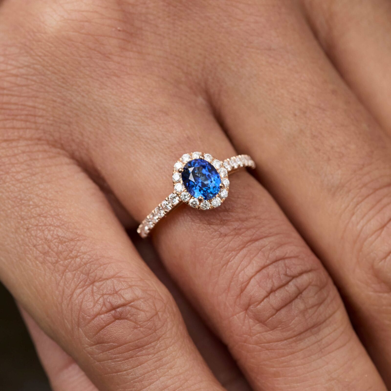 Bague Jaffna - Saphir Peacock 1.01 carats - Image 3