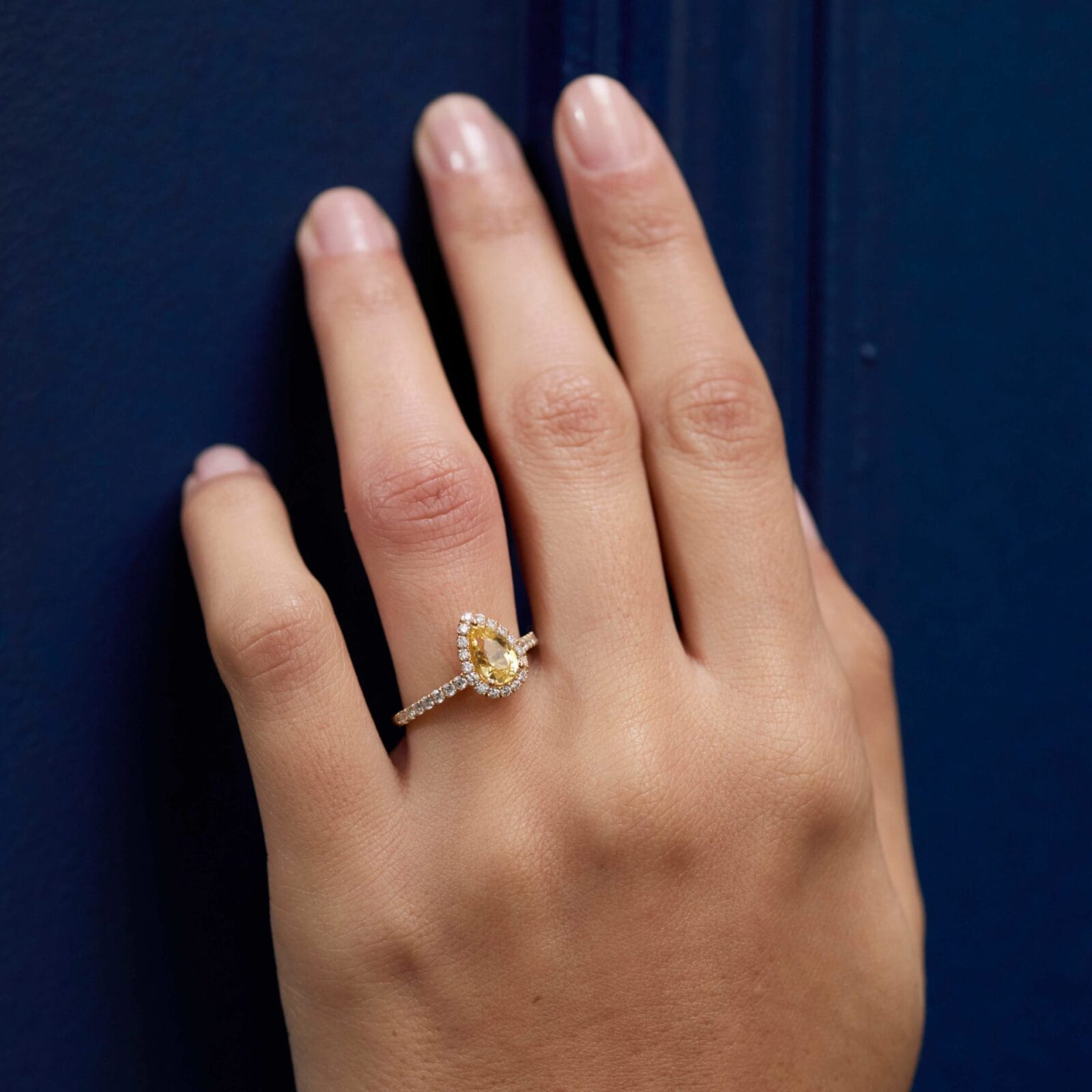 Bague Jaffna - Saphir Jaune 1.35 carats - Image 3