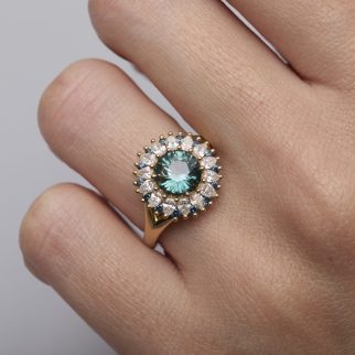 Bague Colombo - Saphir Teal 2.26 carats