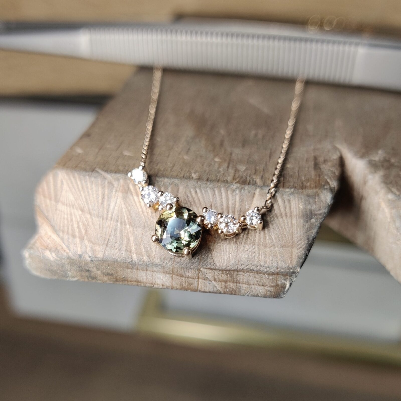 Collier Neelia - Saphir Teal 1.07 carats - Image 3