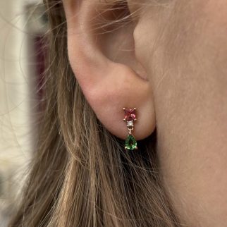 Toi & Moi - Spinelle Mahenge et Tsavorite