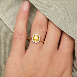 Bague Matara - Saphir Jaune 1.65 carats