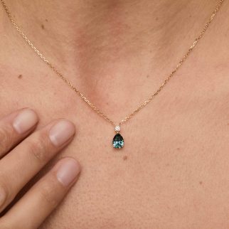 Collier Ceylan - Saphir Teal 1.20 carats