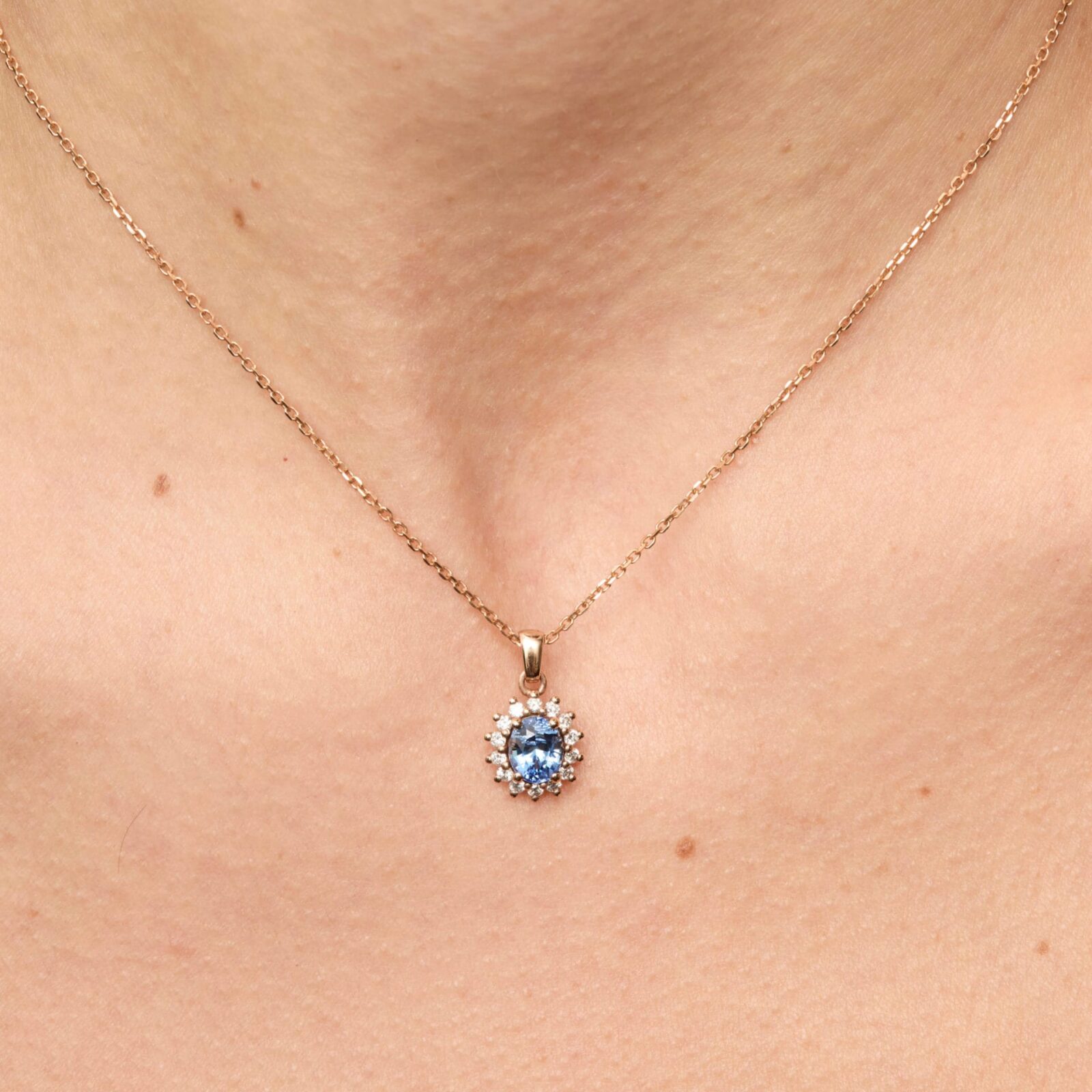 Collier Ella - Saphir Conrflower 1.21 carats - Image 2